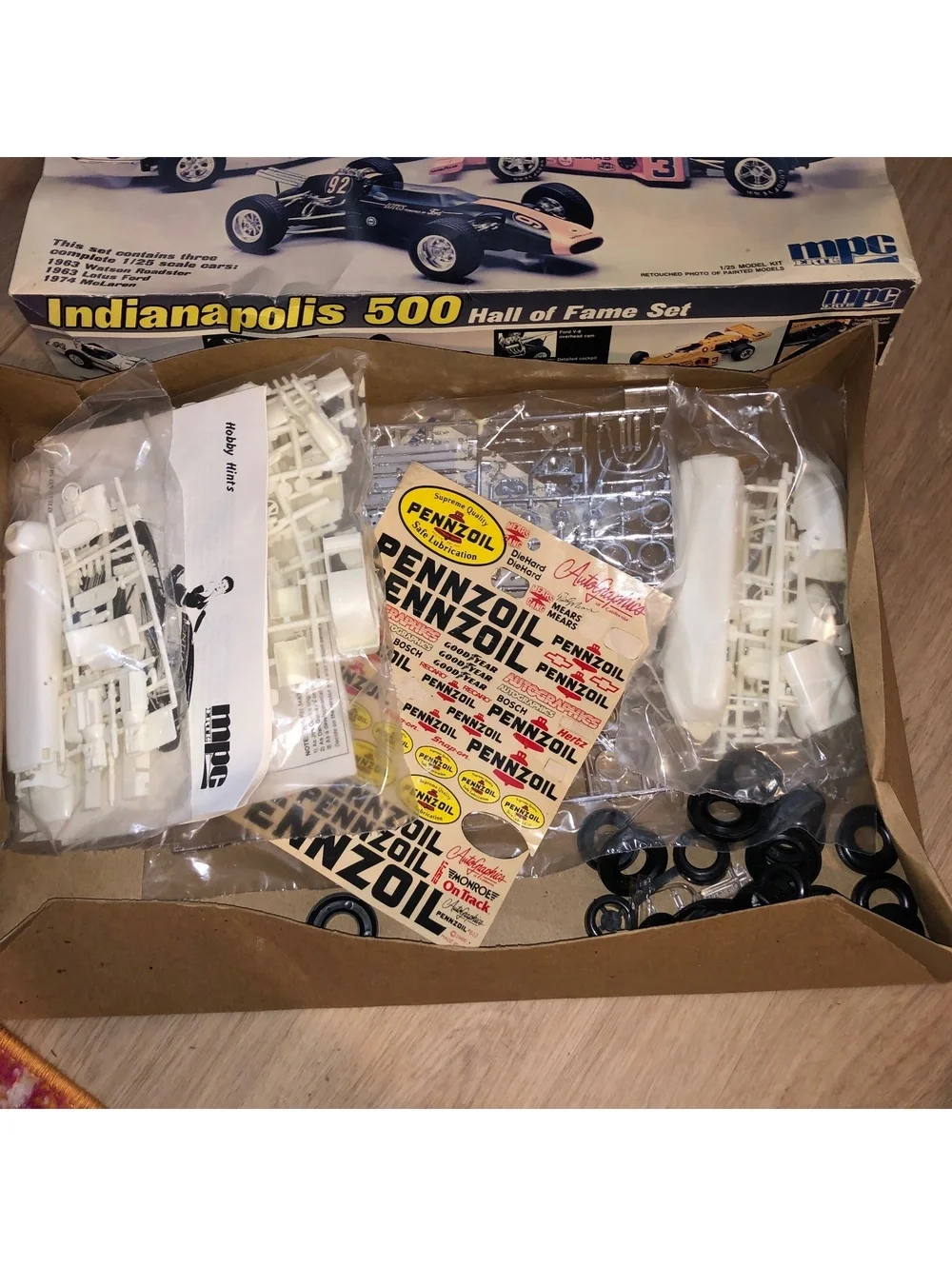 MPC 1/25 Scale Indianapolis 500 Hall of Fame Set #6256 Model Kit New